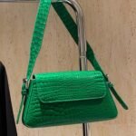 Trendy Crocodile Pattern Square Bag