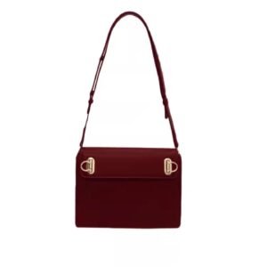 Versatile Retro Briefcase Shaped Handbag