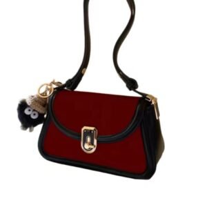 French Lock Design Small Handbag