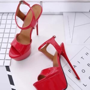 Shiny Radiant Riser Platform Heels