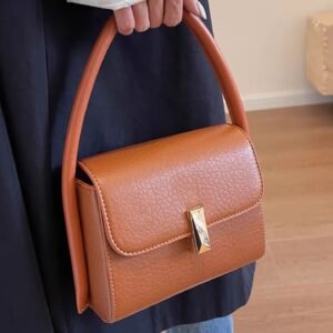 Small Square Thick Handle Handbag