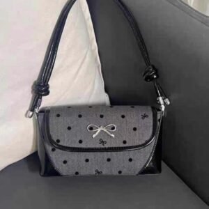 Versatile Polka Dot Handbag